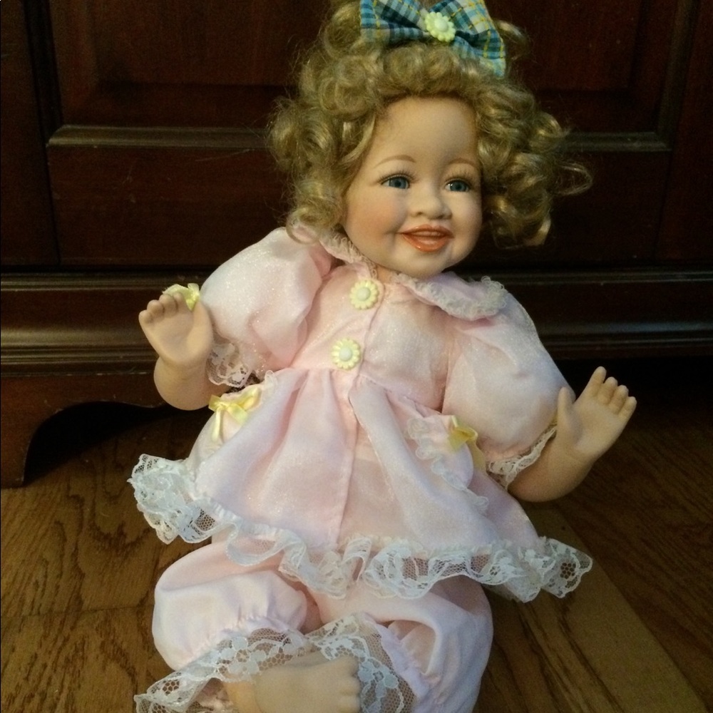 Vintage porcelain baby doll